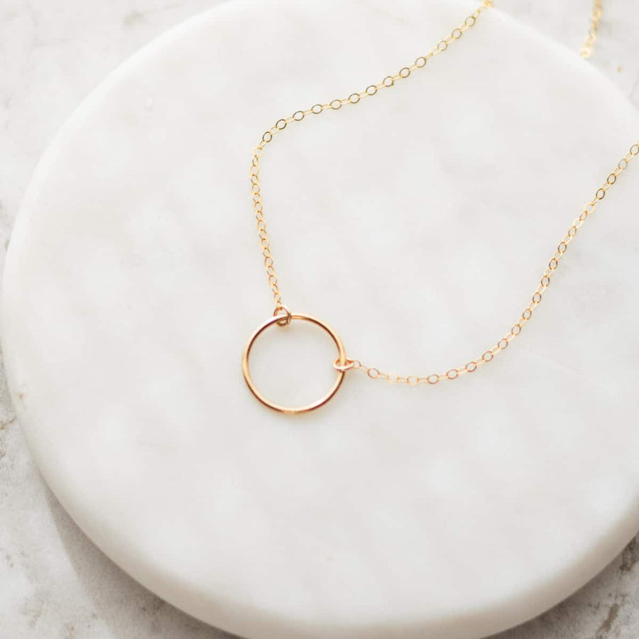 Sela Designs Essie Circle Necklace - handcrafted necklace
