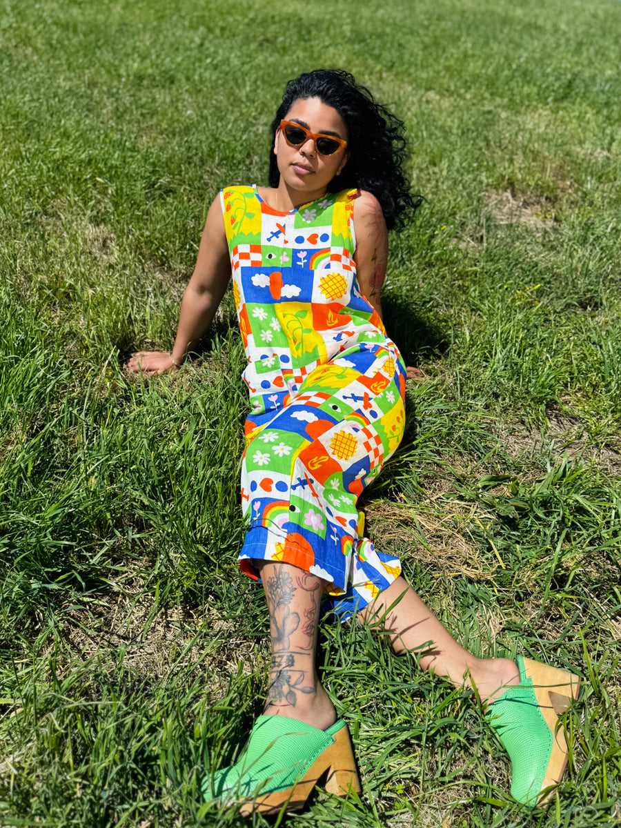 NOOWORKS Linen Garden Suit Gentilhomme - plus size jumpsuit, product view