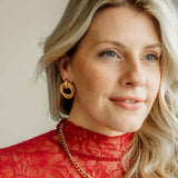 Sela Designs Gold Knot Earrings - handcrafted earrings