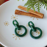 Sela Designs Green Hali Earrings - handcrafted earrings