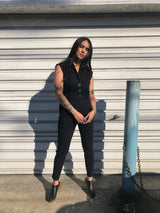 NOOWORKS Magic Suit Black - plus size jumpsuit, product view