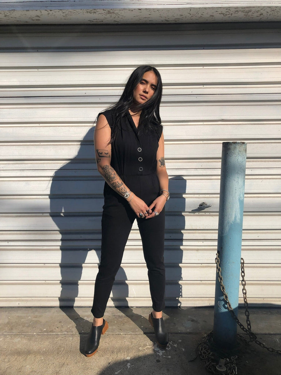 NOOWORKS Magic Suit Black - plus size jumpsuit, product view