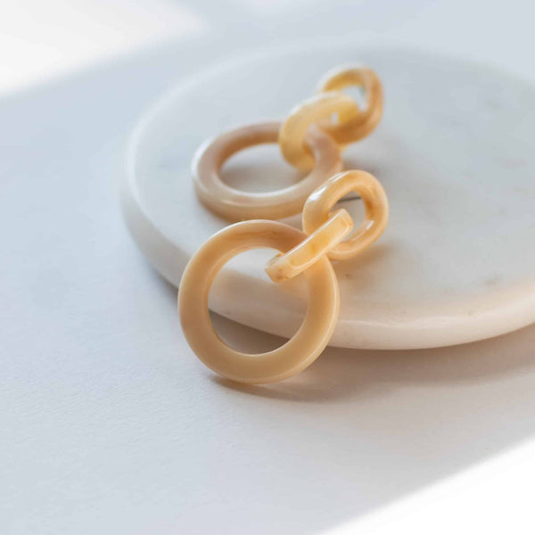 Sela Designs Ivory Hali Earrings - handcrafted earrings