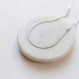 Sela Designs Kate Herringbone Chain Necklace - handcrafted necklace