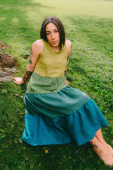 Conscious Clothing Willow Dress in Dusk - plus size dress, lifestyle shot