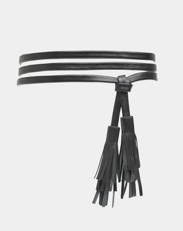 Ada Belts Ember Belt in Black - handcrafted leather belt