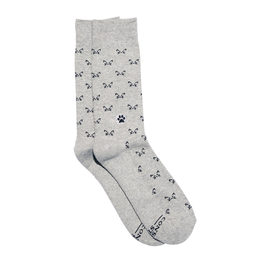 Conscious Step Socks that Save Cats - handcrafted socks