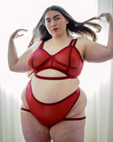 Mesh Vintage Soft Cup Bralette
