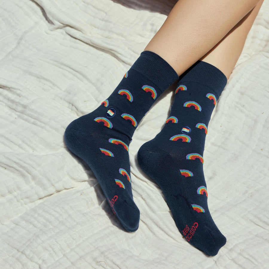 Conscious Step Socks that Save LGBTQ Lives - handcrafted socks