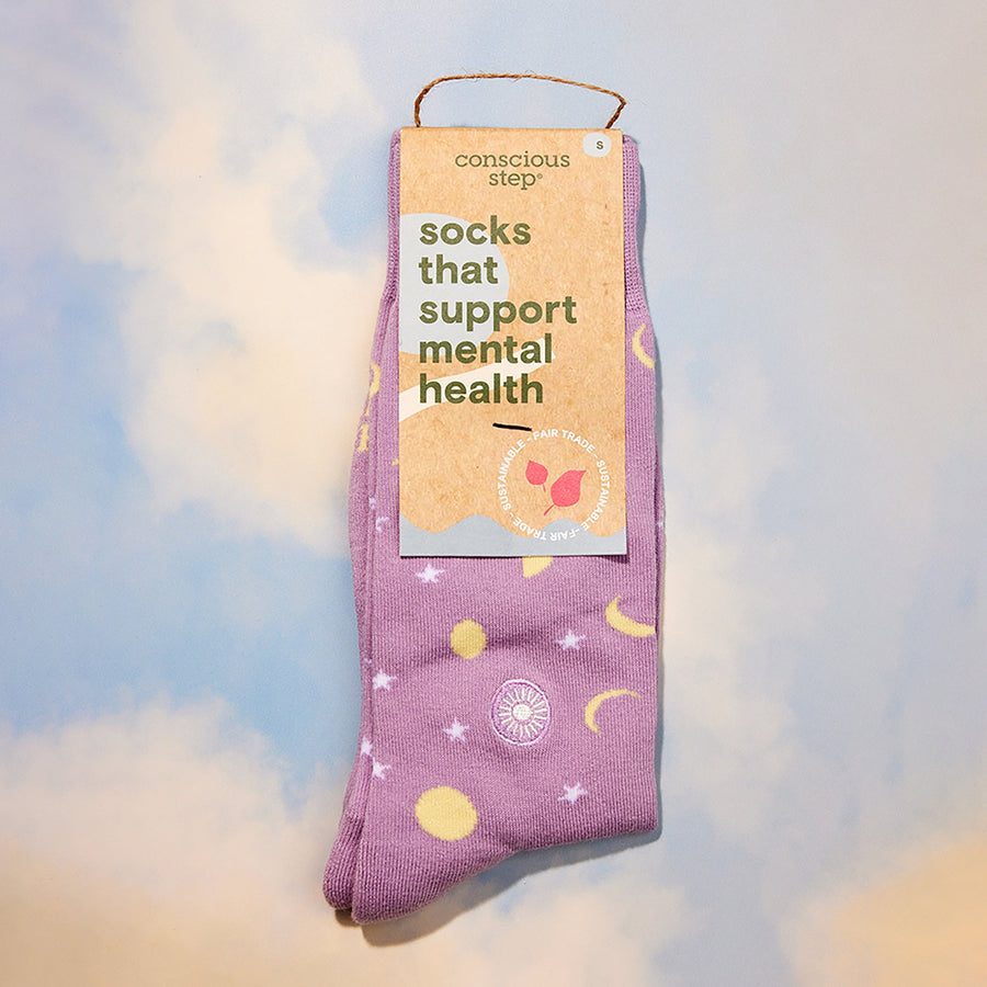 Conscious Step Socks that Support Mental Health - handcrafted socks