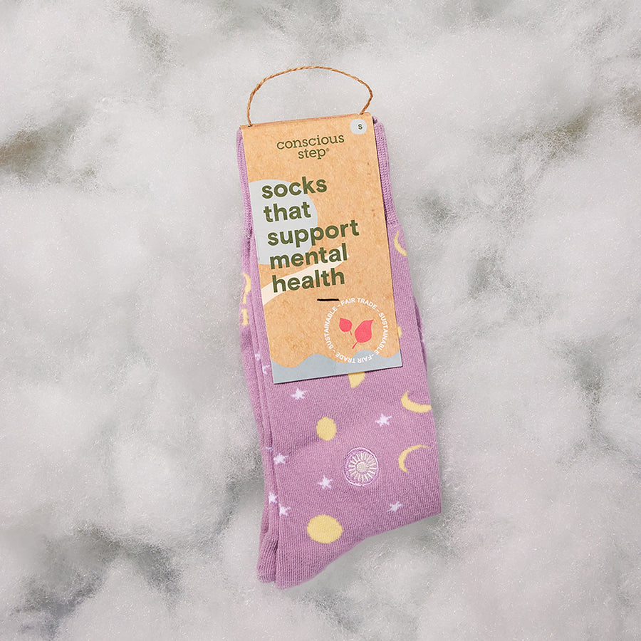 Conscious Step Socks that Support Mental Health - handcrafted socks