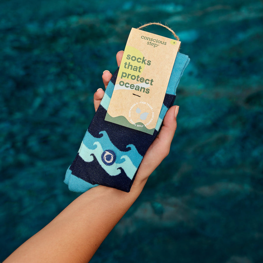 Conscious Step Socks that Protect Oceans - handcrafted socks