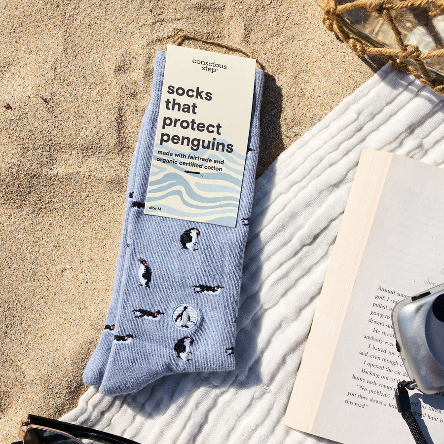 Conscious Step Socks that Protect Penguins - handcrafted socks
