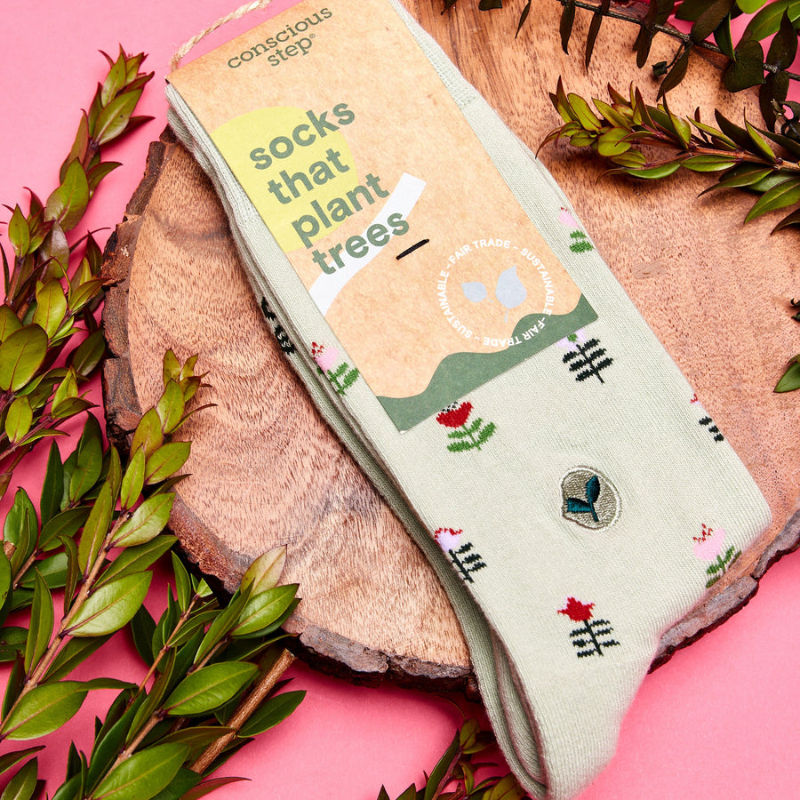 Conscious Step Socks that Plant Trees - handcrafted socks