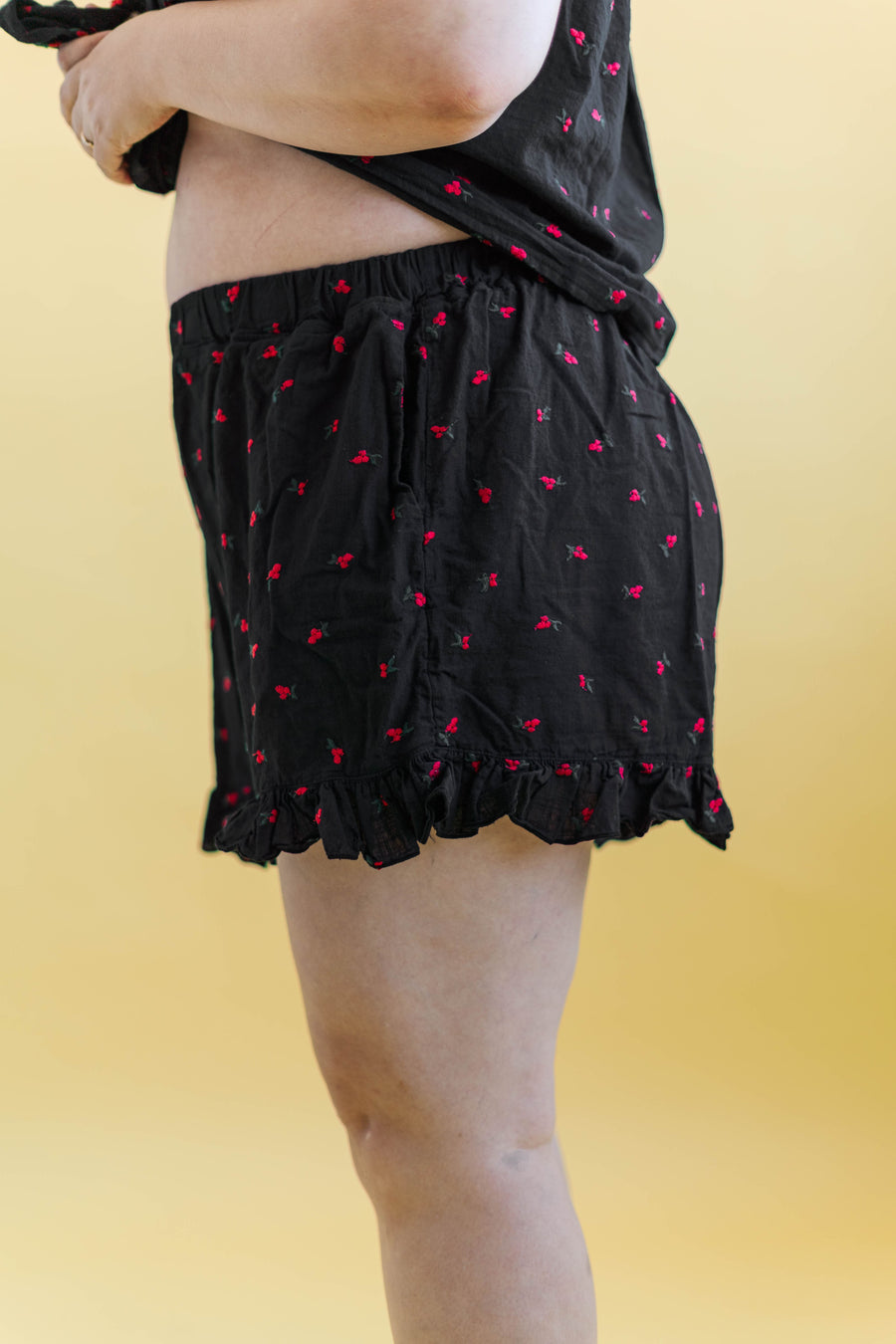 Nettle Studios Bloomers in Black Cherry Cotton - plus size bloomers, product view