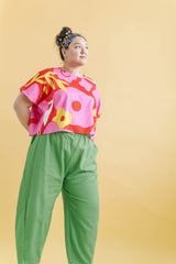 Nettle Studios Tee in Petal Pop - plus size tee, product view
