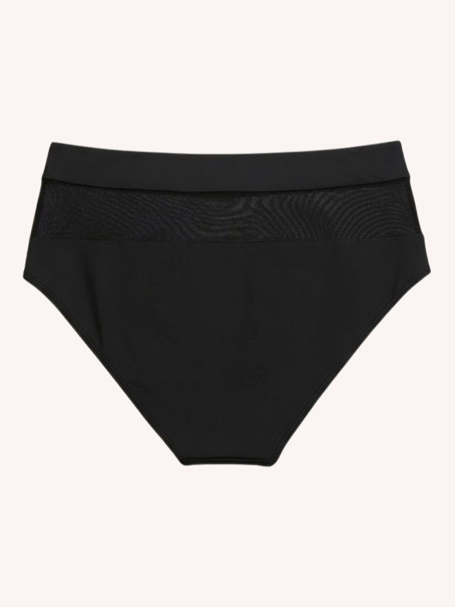 Nomads Swimwear Bay Bottom II in Black - size inclusive swimwear on size inclusive model, back view