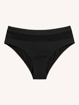 Nomads Swimwear Bay Bottom II in Black - size inclusive swimwear on size inclusive model, front view