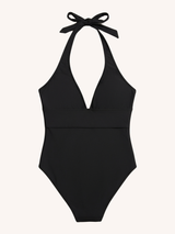 Nomads Swimwear Isle One Piece in Black - size inclusive swimwear on size inclusive model, back view