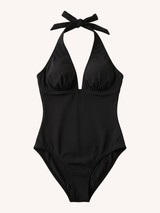 Nomads Swimwear Isle One Piece in Black - size inclusive swimwear on size inclusive model, front view