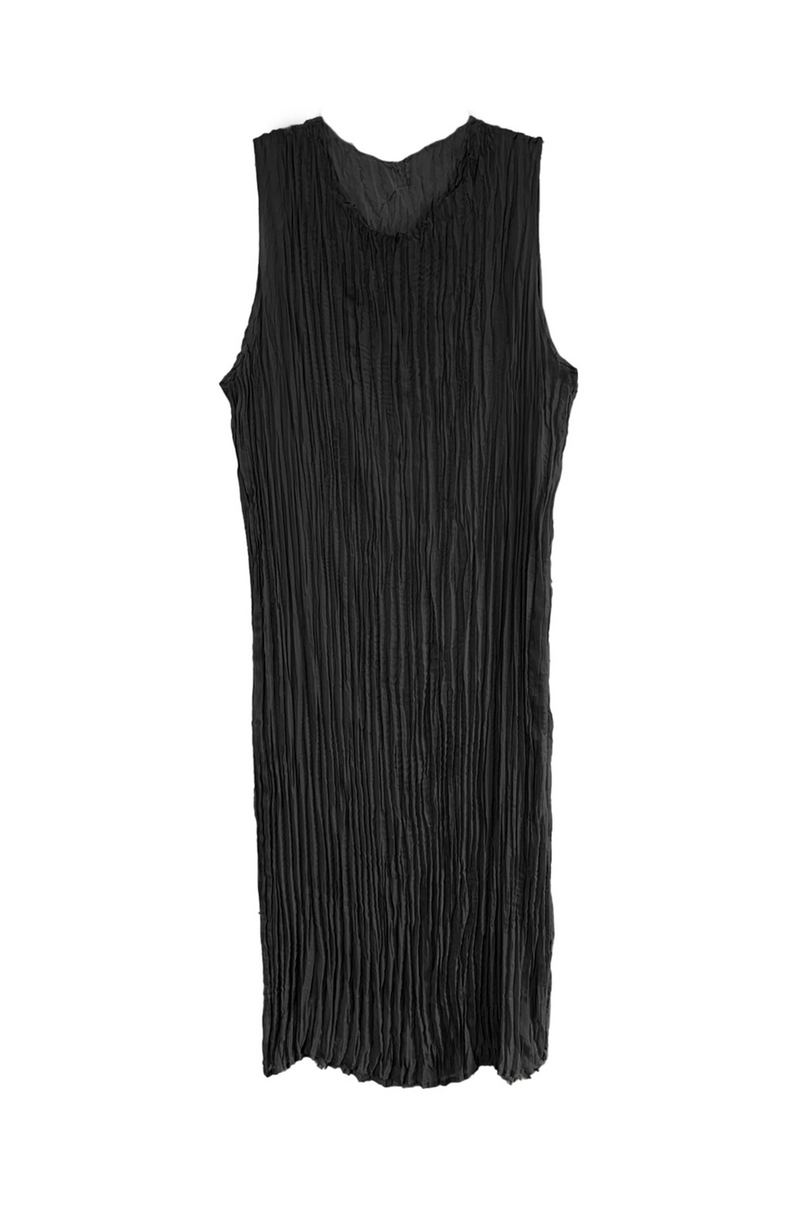 Baacal Jaya Pleated Dress in Black - plus size dress, product view