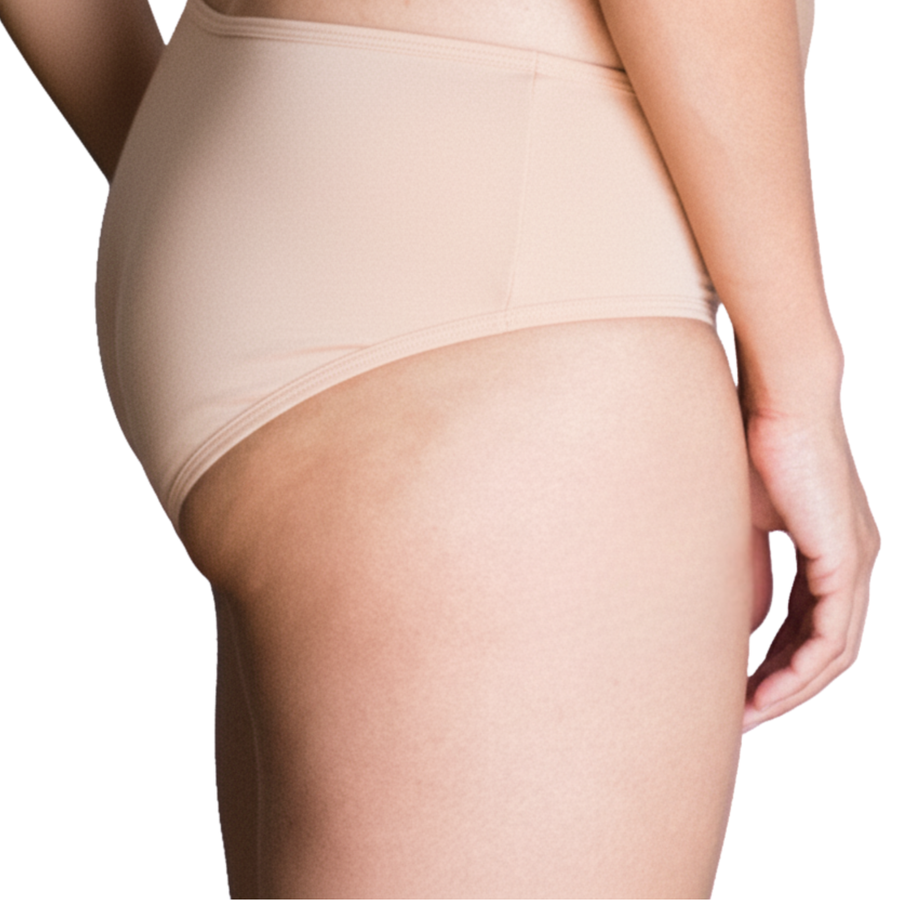 PROCLAIM Organic Cotton Mid-Rise Brief - inclusive underwear, side view