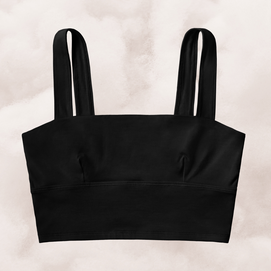 PROCLAIM Organic Cotton Square Neck Bralette - inclusive bralette, product view