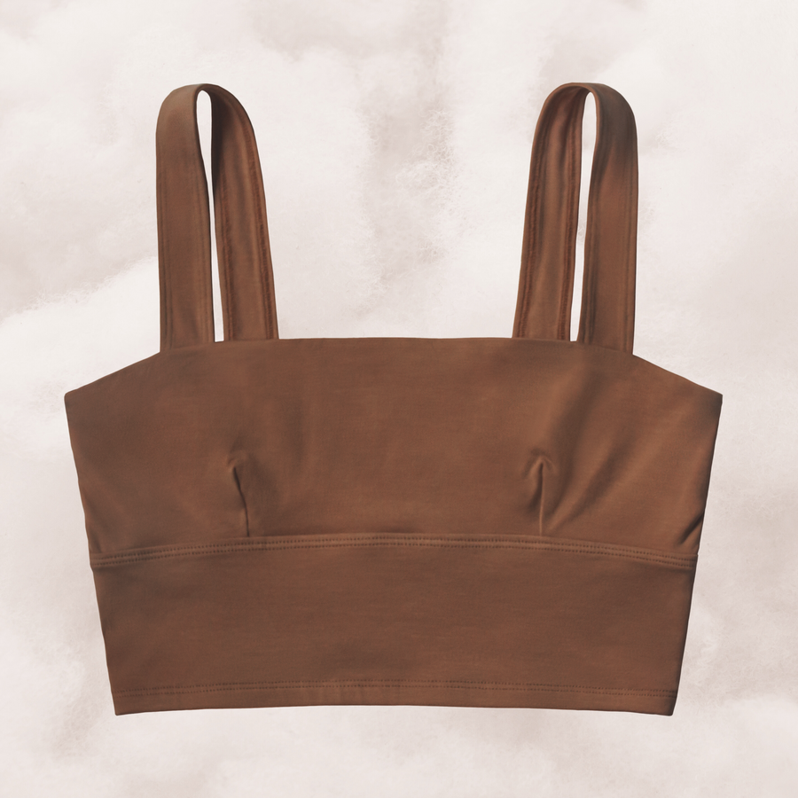 PROCLAIM Organic Cotton Square Neck Bralette - inclusive bralette, product view
