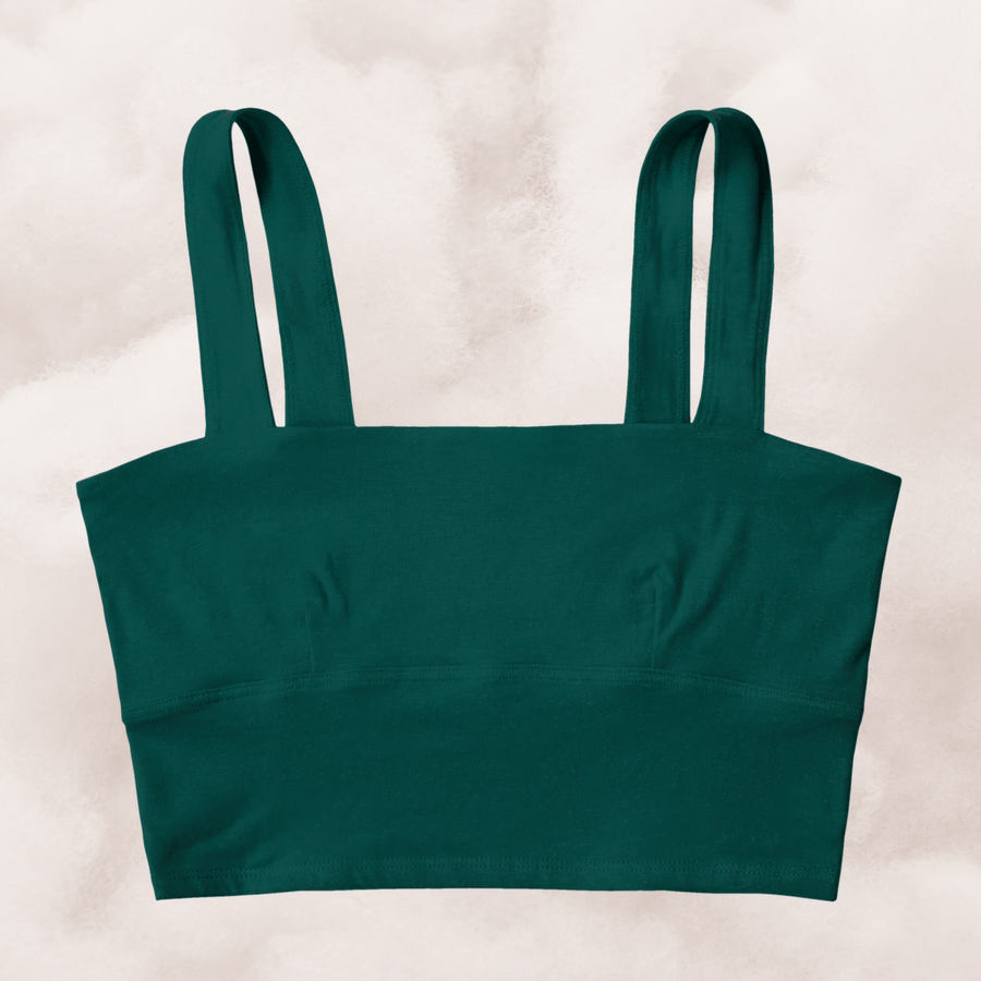 PROCLAIM Organic Cotton Square Neck Bralette - inclusive bralette, product view