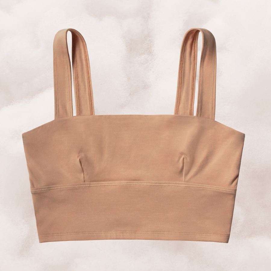 PROCLAIM Organic Cotton Square Neck Bralette - inclusive bralette, product view