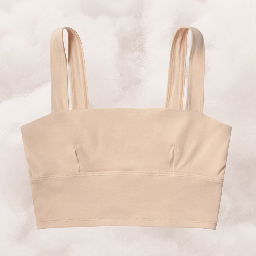 PROCLAIM Organic Cotton Square Neck Bralette - inclusive bralette, product view