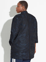 See ROSE Go Jacquard Unstructured Blazer - plus size garment, product view