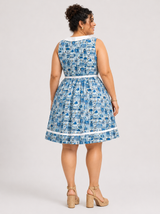 Santorini Collared Dress