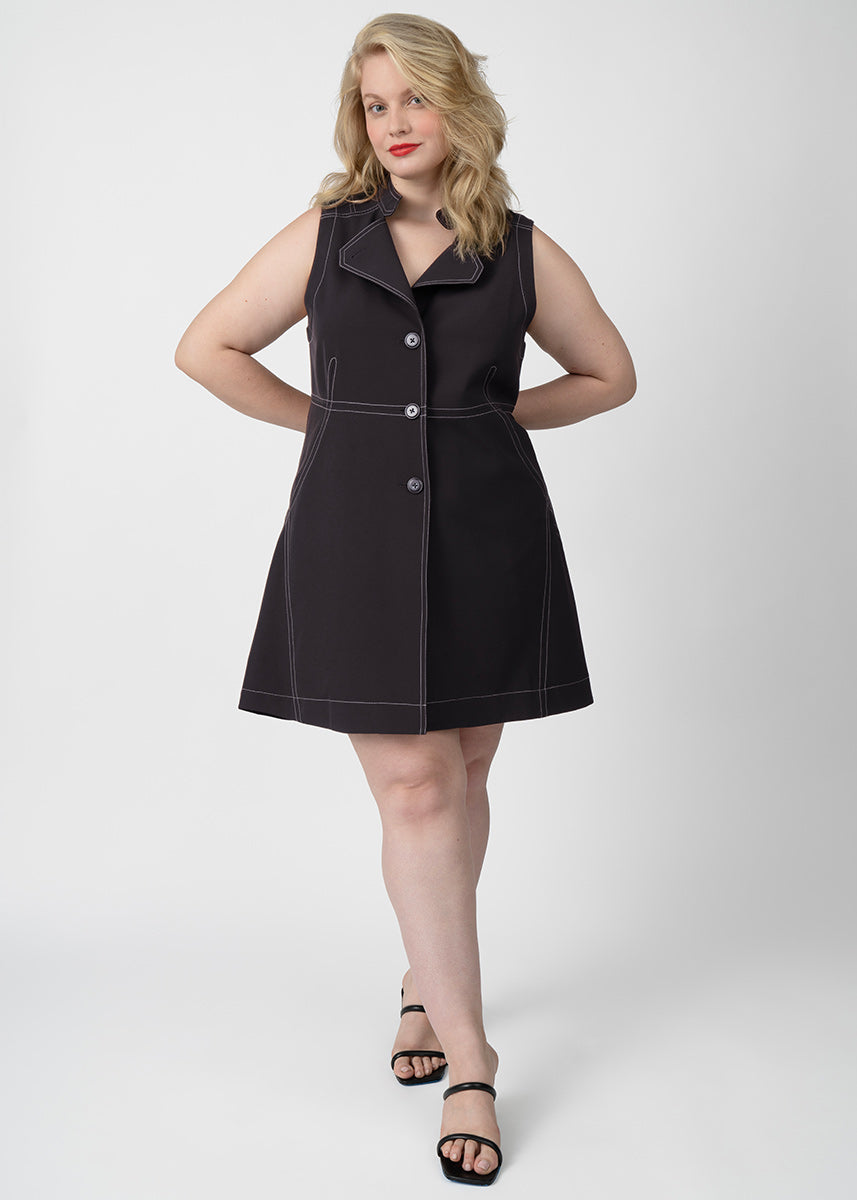 See ROSE Go Layering Vest - plus size vest flat lay