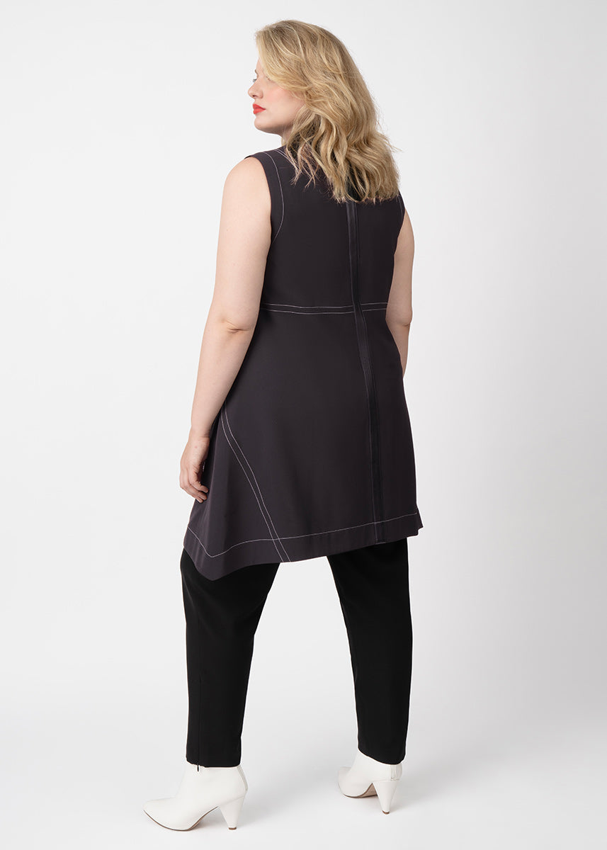 See ROSE Go Layering Vest - plus size vest flat lay