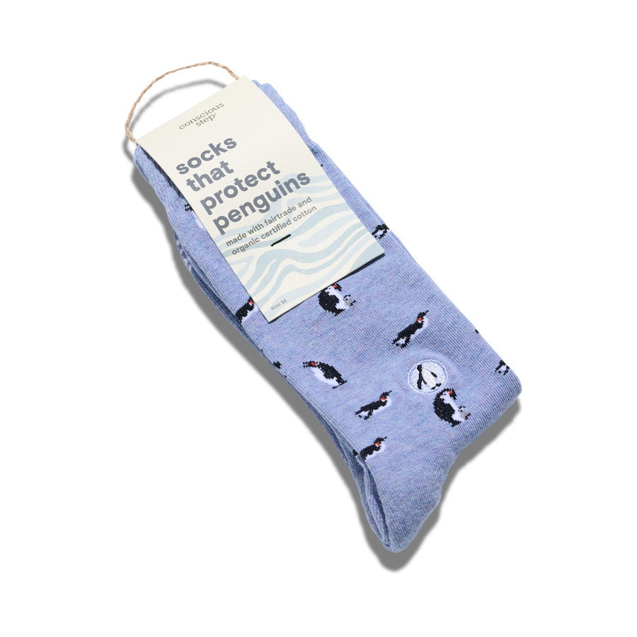 Conscious Step Socks that Protect Penguins - handcrafted socks
