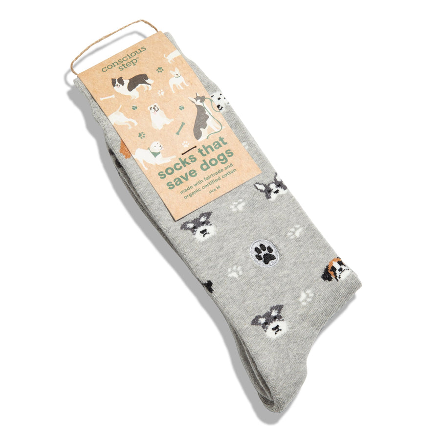 Conscious Step Socks that Save Dogs - handcrafted socks