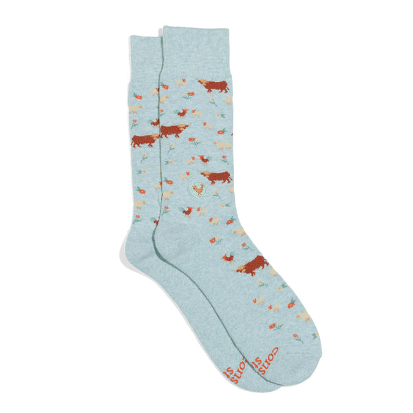 Conscious Step Socks that Save Farm Animals - handcrafted socks