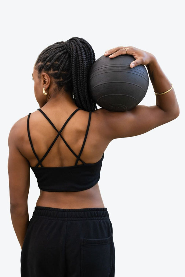 Reprise Activewear Stratos Bra - plus size garment, product view