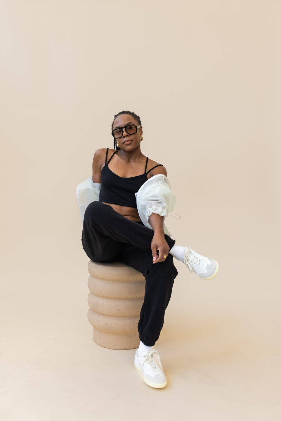Reprise Activewear Stratos Bra - plus size garment, product view