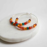 Sela Designs Sunrise Ellen Hoop Earrings - handcrafted earrings