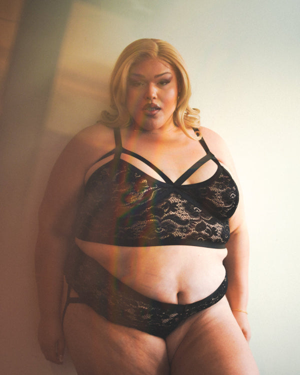 Triangle Cut Out Bralette