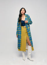 Hilary MacMillan The Eliza Trench Coat in Multi - size-inclusive women's clothing