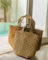 Village Thrive Isla Woven Tote Bag - premium designer bag