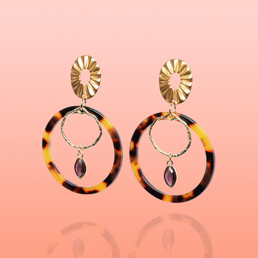 Tribeandtemple Zahara Hoops - hoop earrings