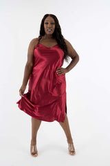 The Best Curve Bias Cut Bamboo Blend Slip Dress