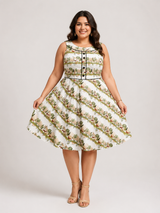 Elizabeth Dress in Woodland Sunset